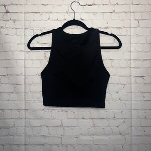 ✨BYLT Black Crop Top Athletic Tank Sleeveless Activewear Womens Size S